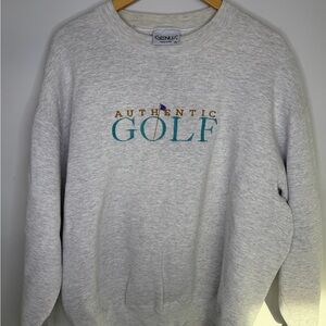 Vintage Authentic Golf Crewneck Sweatshirt XL Made USA